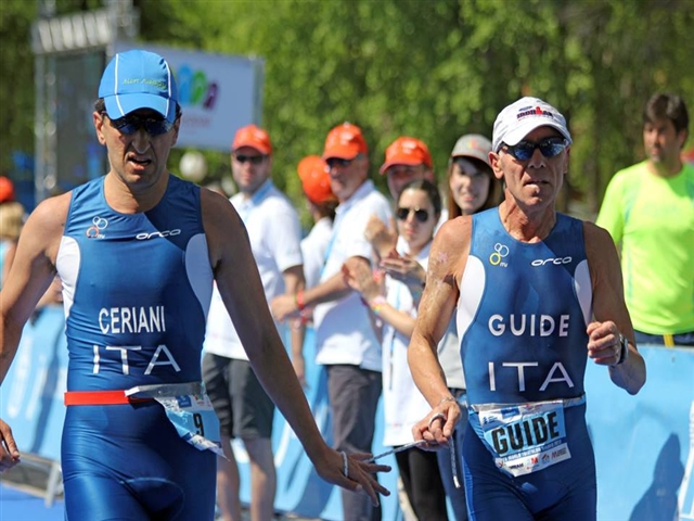 alberto e claudio durante la frazione a piedi